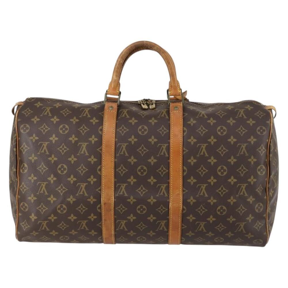 LOUIS VUITTON Monogram Keepall 50 Boston Bag M41426 LV Auth 154150 - Picture 2 of 16